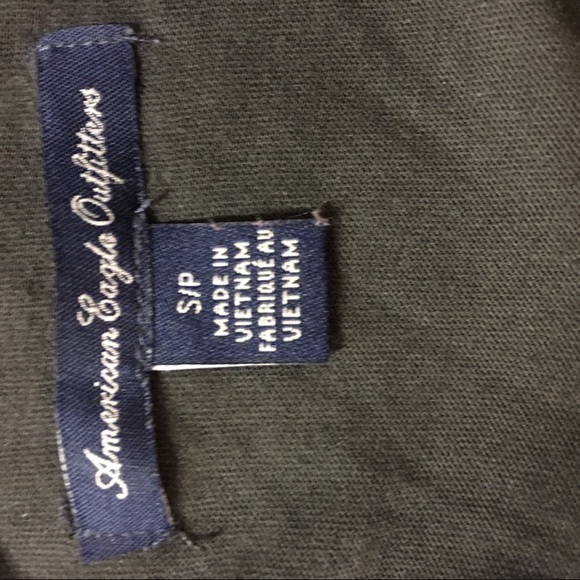 American Eagle Outfitters Charcoal Gray Blouse - Picture 6 of 7